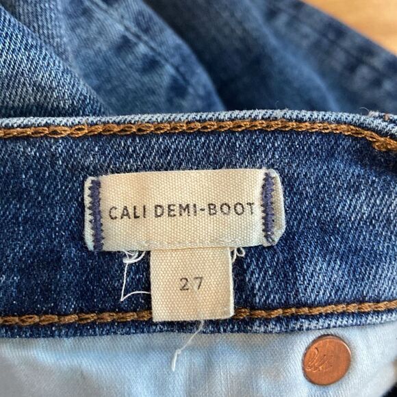 Madewell Medium Wash High Rise Cali Demi Boot Jeans Size 27 - Picture 10 of 11